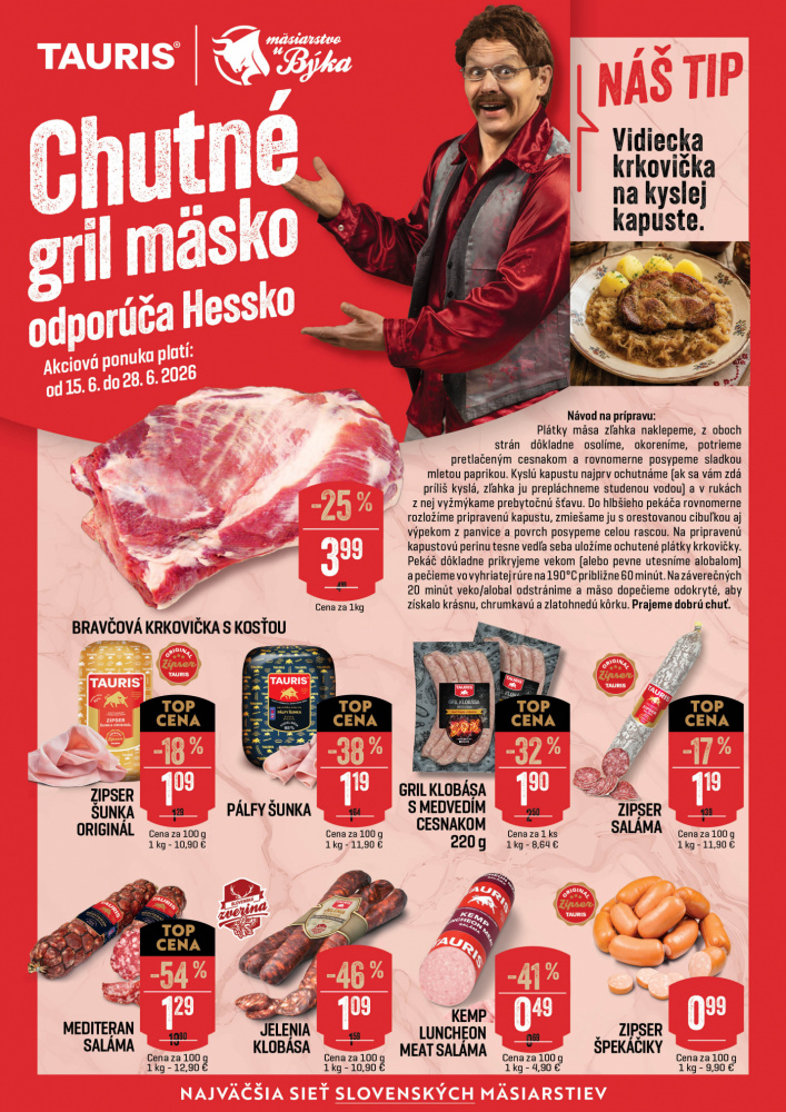  Akcie a novinky / Chutné gril mäsko odporúča Hessko! - foto