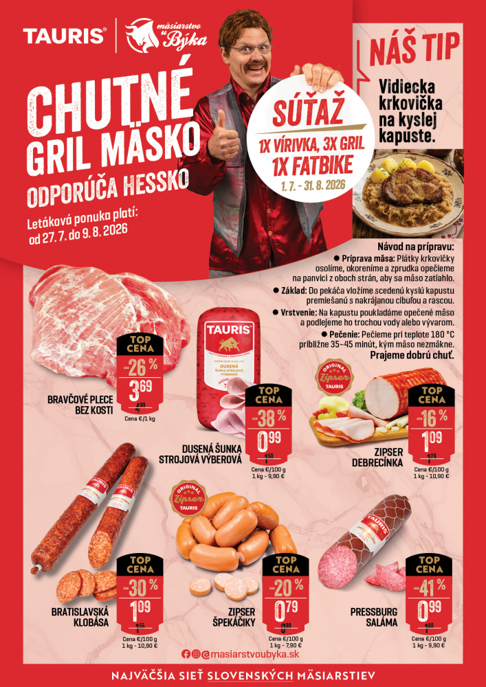 Akcie a novinky / Chutné gril mäsko odporúča Hessko! - foto Akcie a novinky / Chutné gril mäsko odporúča Hessko! - foto