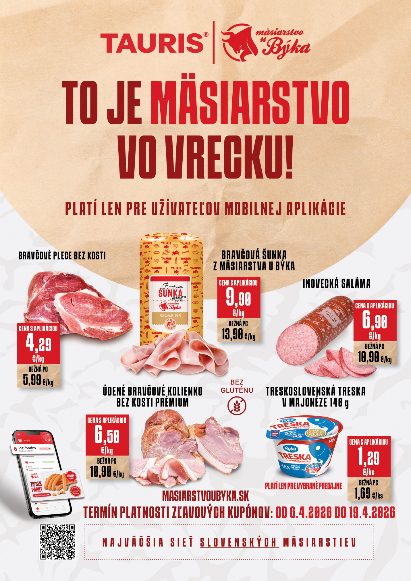 Nakupuj výhodnejšie s aplikáciou !