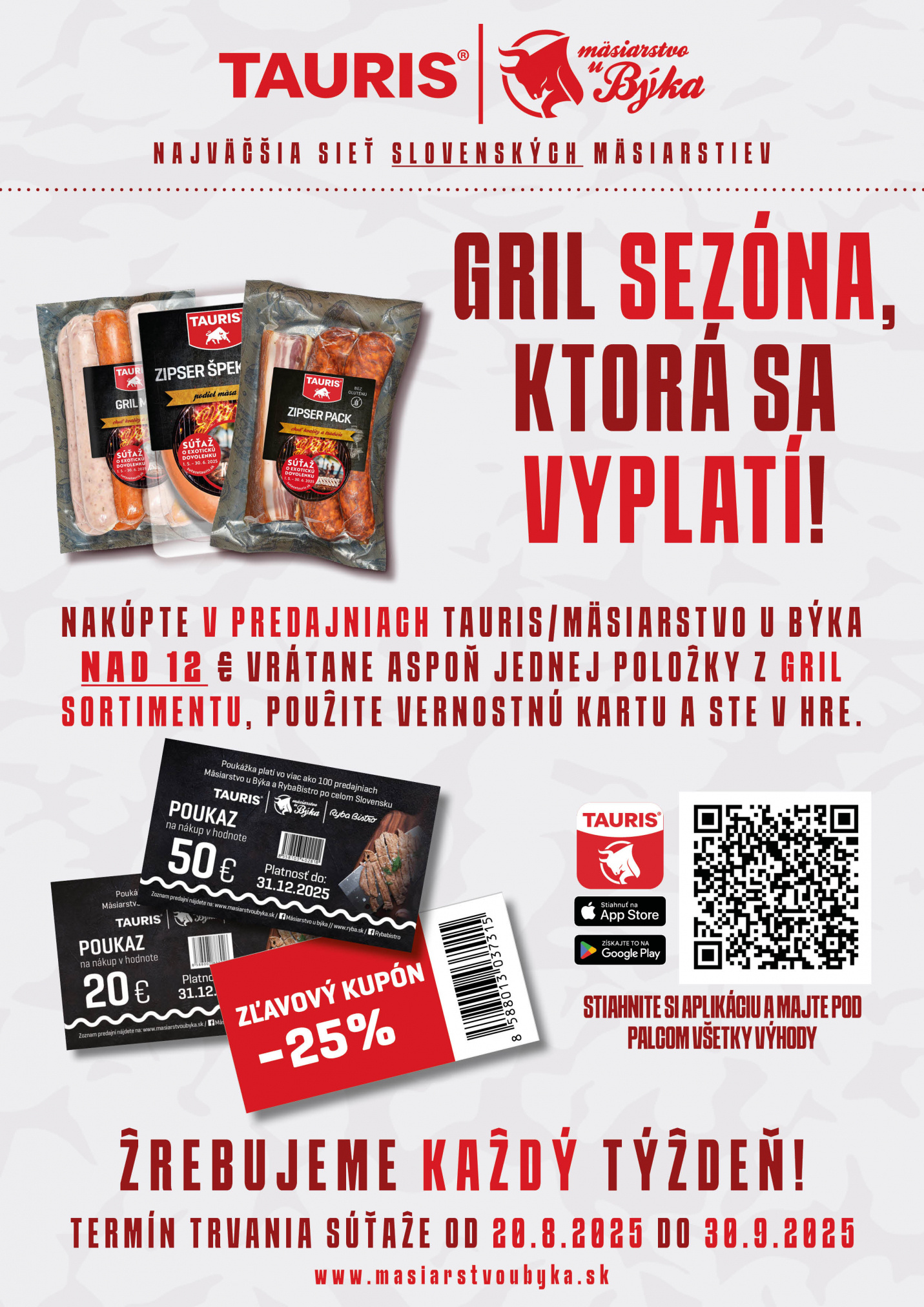 SÚŤAŽ: GRIL SEZÓNA, KTORÁ SA VYPLATÍ!
