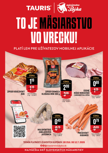 Kupóny pre Váš ešte výhodnejší nákup 29.9 - 12.7 2026