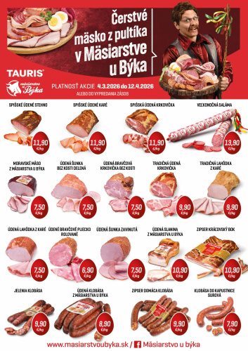 Veľkonočná ponuka od 4.3.-12.4.2026